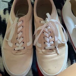 Light pink vans only worn a couple of times